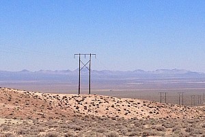 Eastside is located 32 km from Tonopah, Nevada on Highway 95